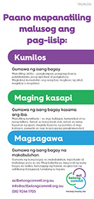 Act Belong Commit flyer thumbnail in Tagalog