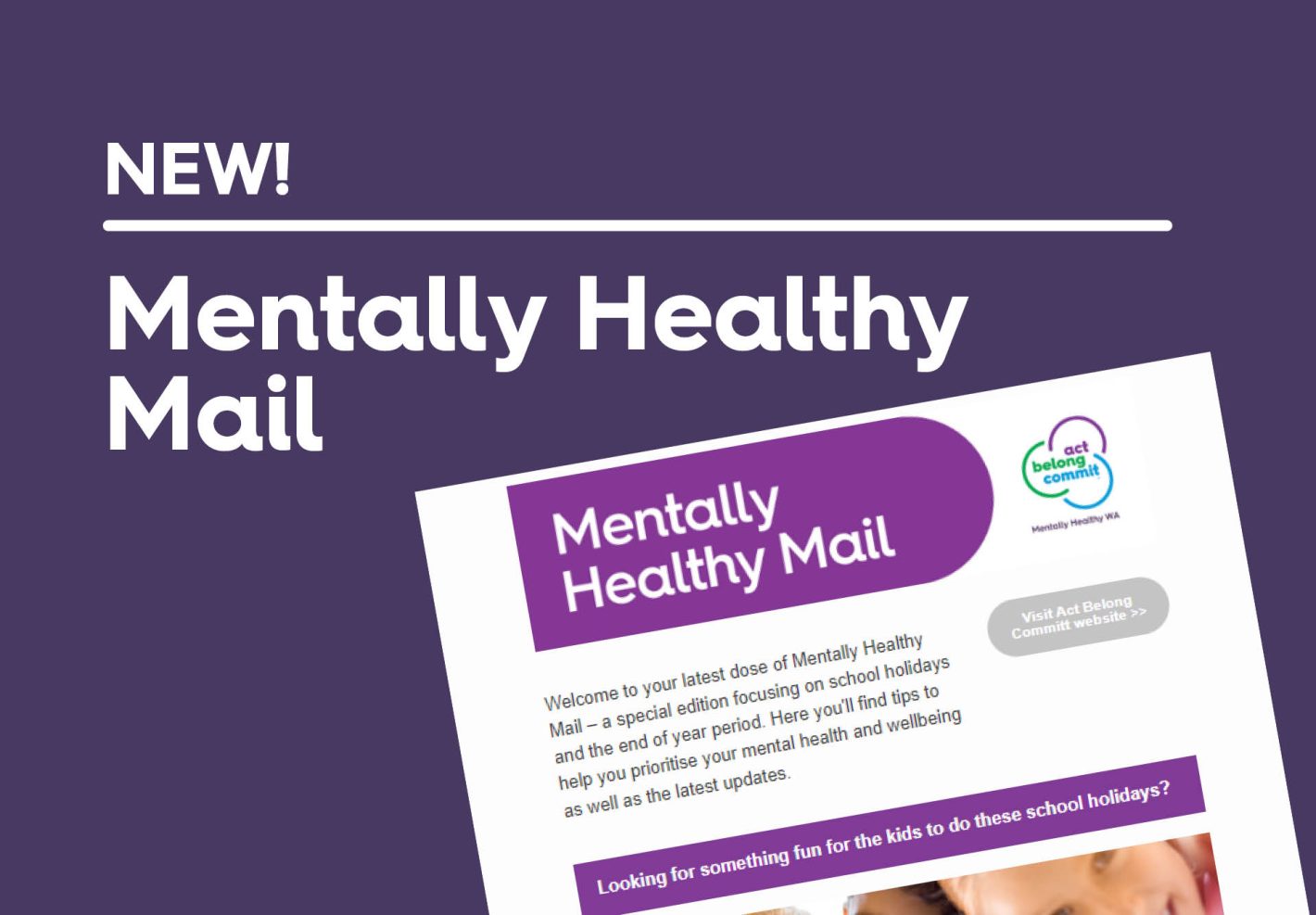 Mentally Healthy Mail - December 2023 - Act Belong Commit