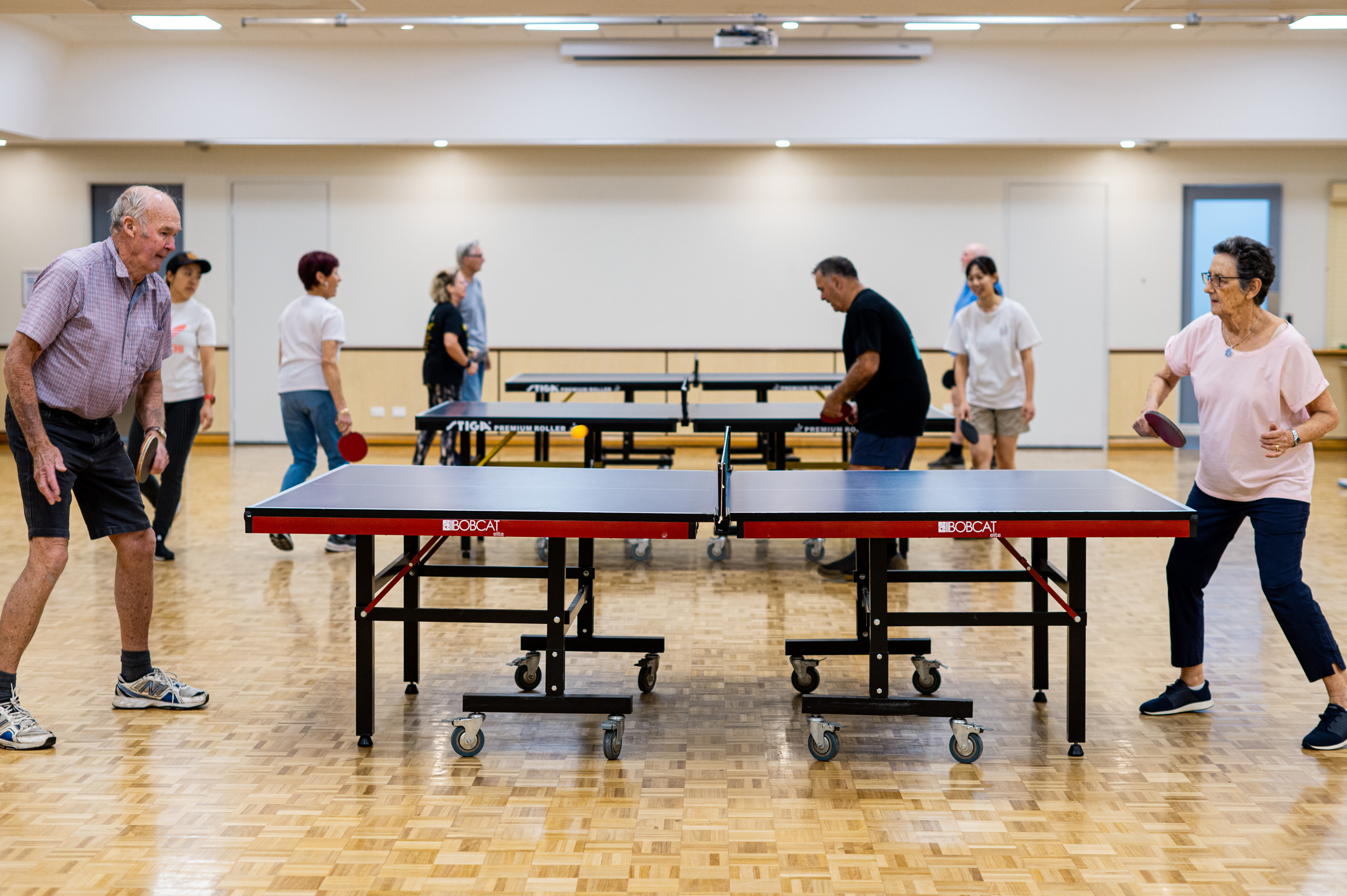 Social Table Tennis Act Belong Commit